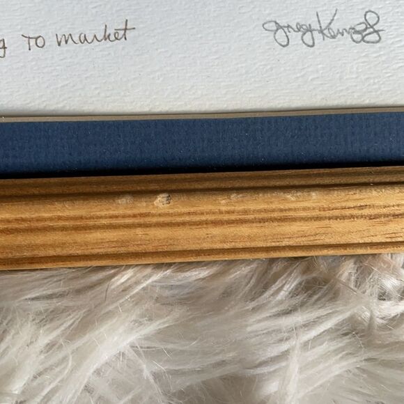 Greg Kempfs “Going to Market” Lithograph Print Numbered and Signed - Picture 14 of 15